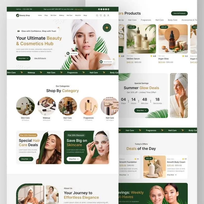 skincare website